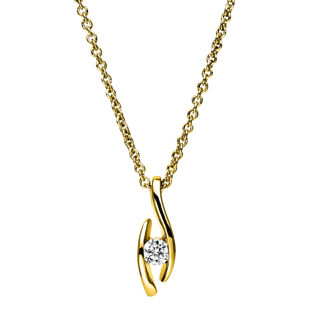 Brogle Selection Promise Necklace with Pendant Brogle Selection Promise Necklace with Pendant