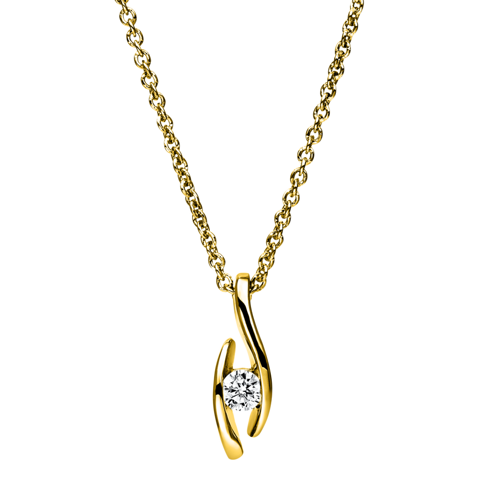 Brogle Selection Promise Necklace with Pendant Brogle Selection Promise Necklace with Pendant