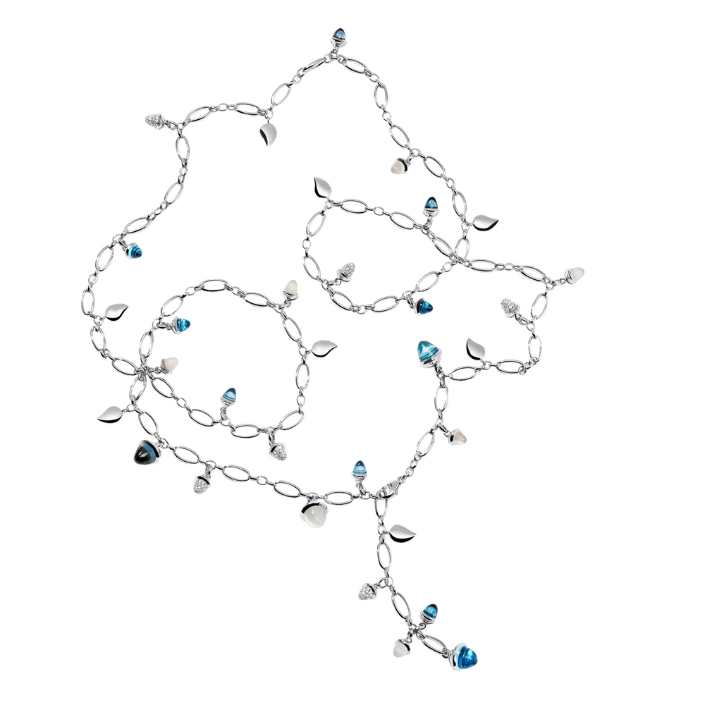 Tamara Comolli long MIKADO Ocean necklace with pendant