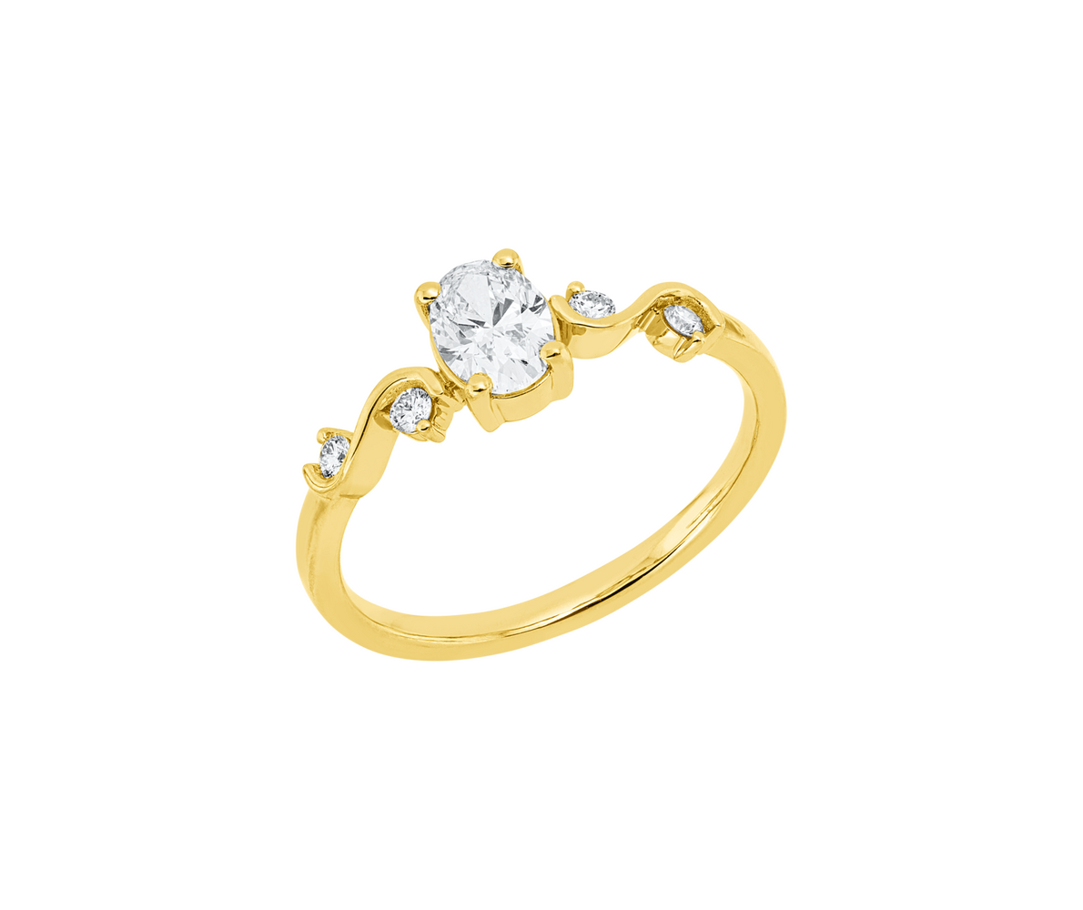Brogle Classic solitaire ring Brogle Classic solitaire ring