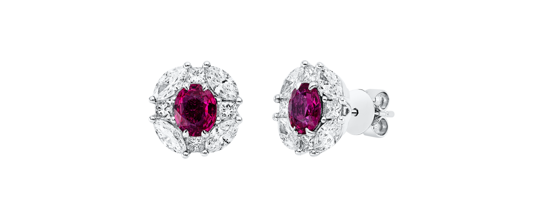 Brogle Selection ruby stud earrings