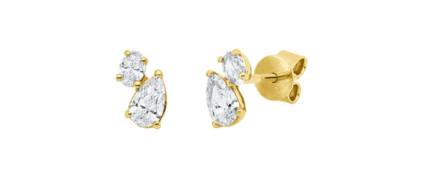 Brogle Classic diamond stud earrings