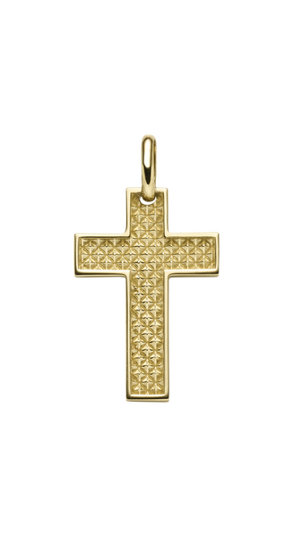 Brogle Classic cross pendant in gold Brogle Classic cross pendant in gold