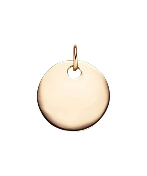 Brogle Classic engraved pendant "Round" in gold Brogle Classic engraved pendant "Round" in gold