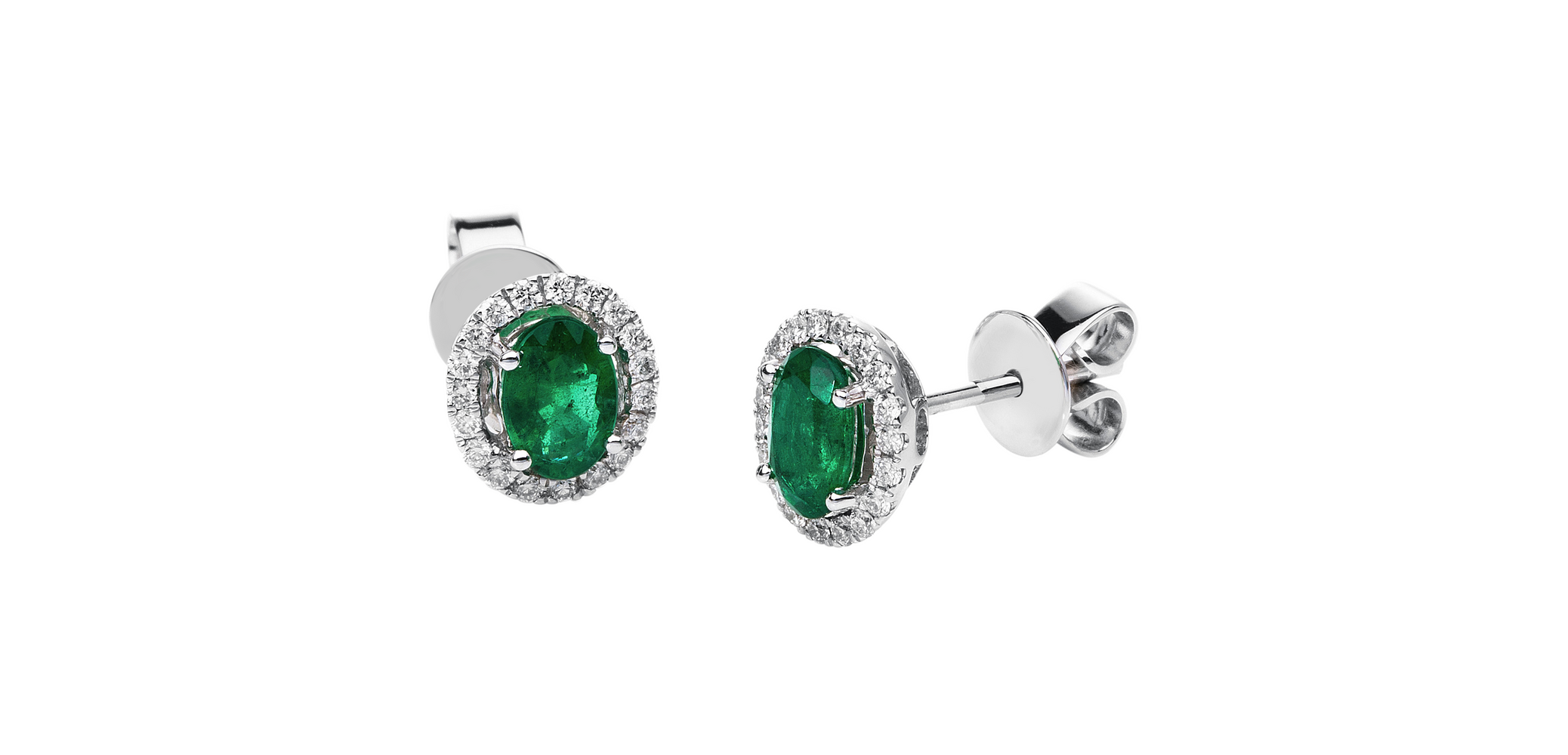 Brogle Classic emerald stud earrings Brogle Classic emerald stud earrings