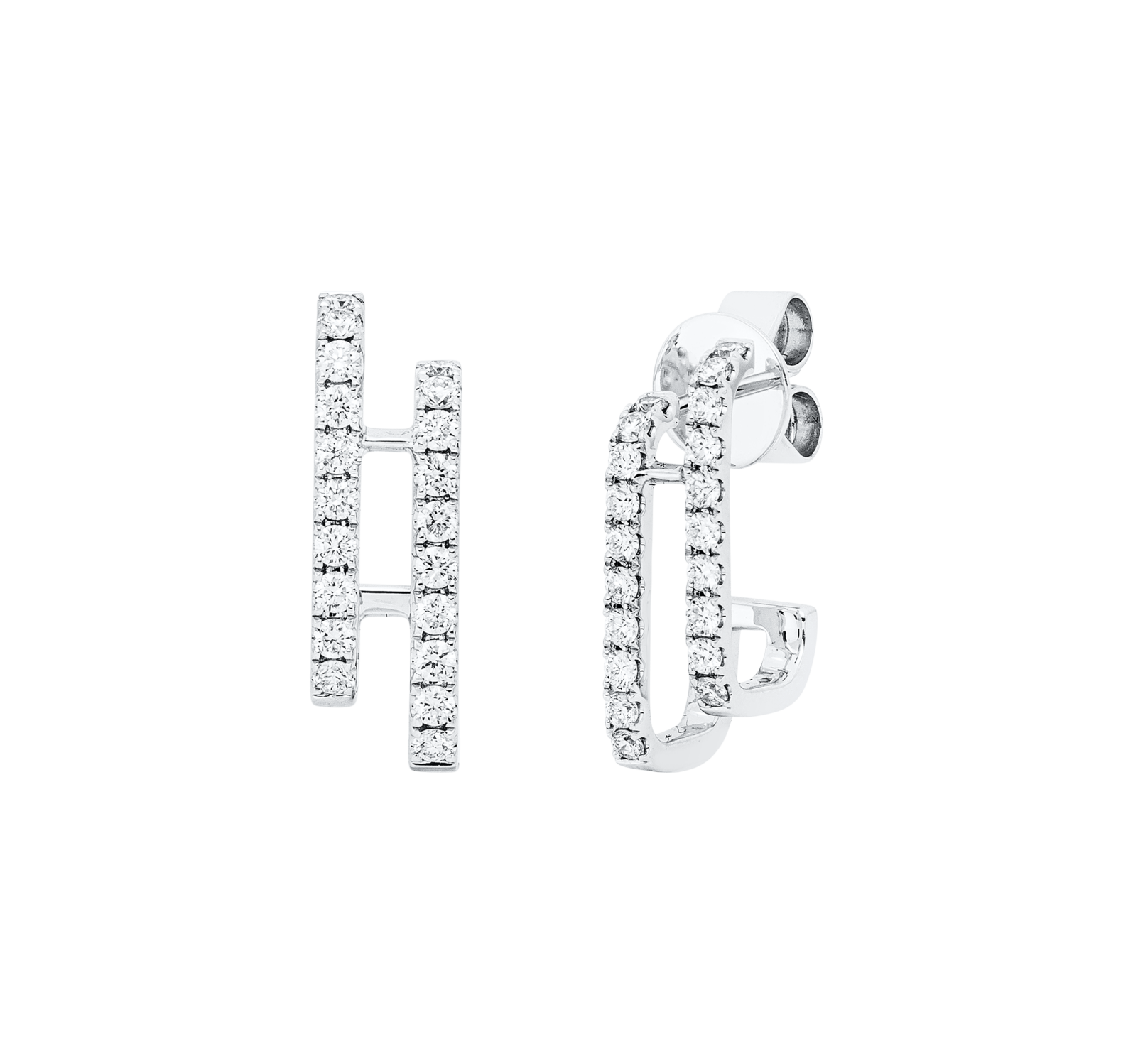 Brogle Classic diamond stud earrings