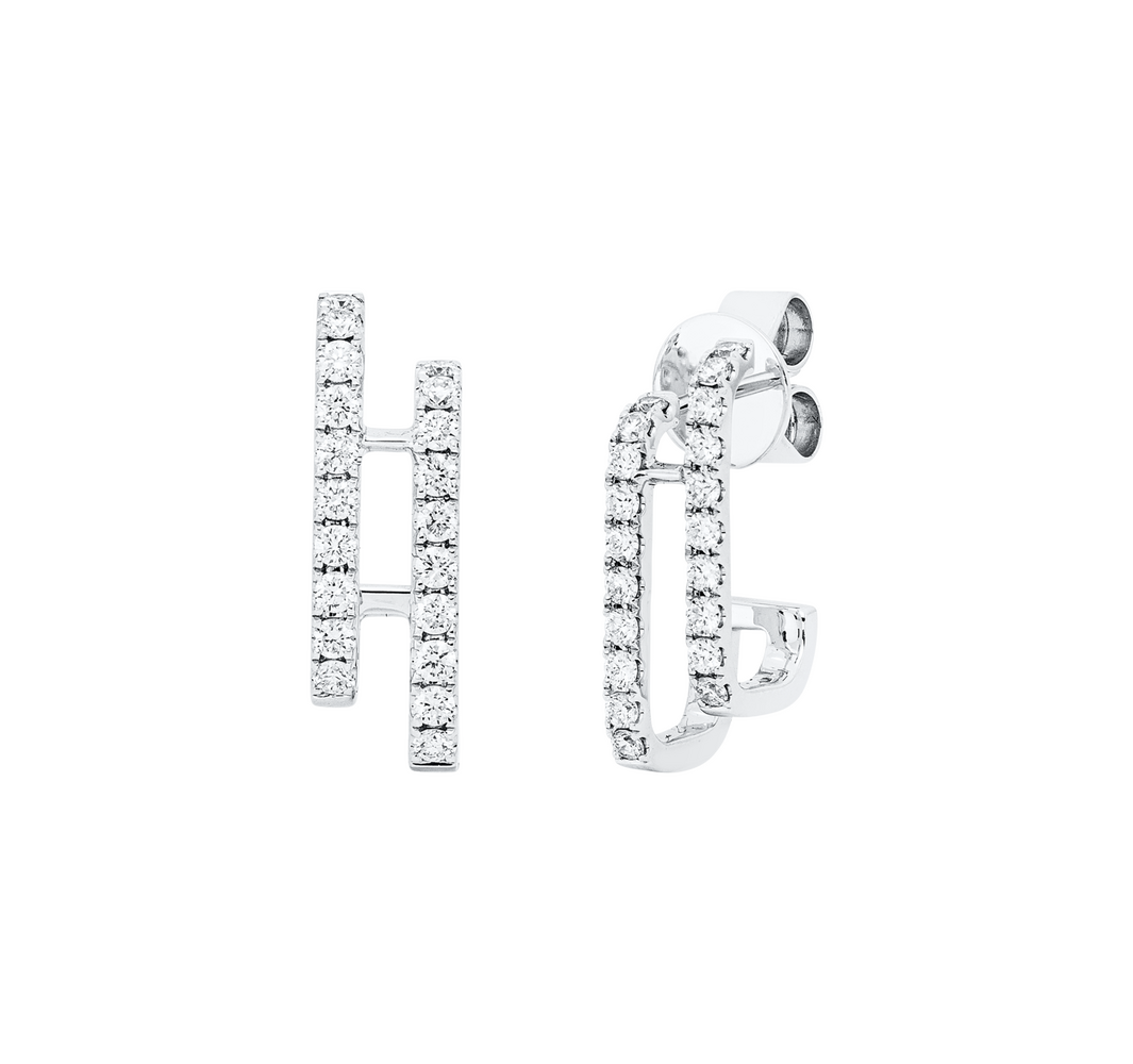 Brogle Classic diamond stud earrings