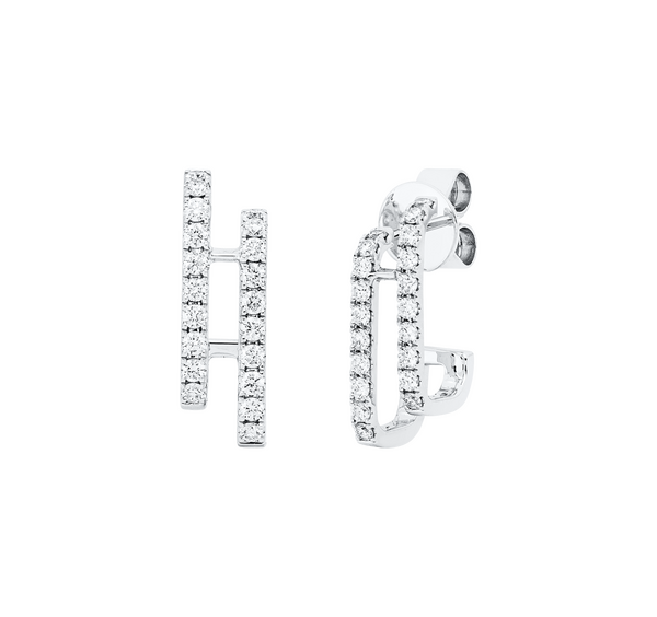 Brogle Classic diamond stud earrings