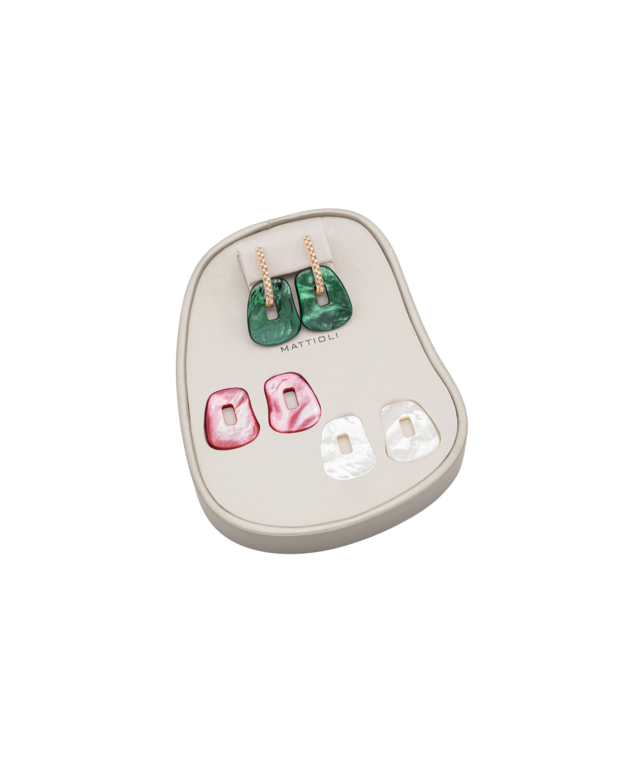 Mattioli Puzzle Ohrringbox, mittelgroß mit 3 Puzzle Paaren Mattioli Puzzle Ohrringbox, mittelgroß mit 3 Puzzle Paaren