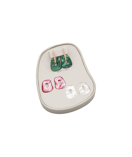 Mattioli Puzzle earring box, medium size with 3 pairs of puzzles Mattioli Puzzle earring box, medium size with 3 pairs of puzzles