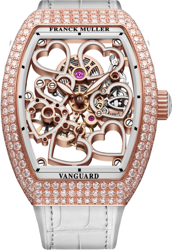 Franck Muller Vanguard Heart Skeleton 42,3 x 32mm Franck Muller Vanguard Heart Skeleton 42,3 x 32mm