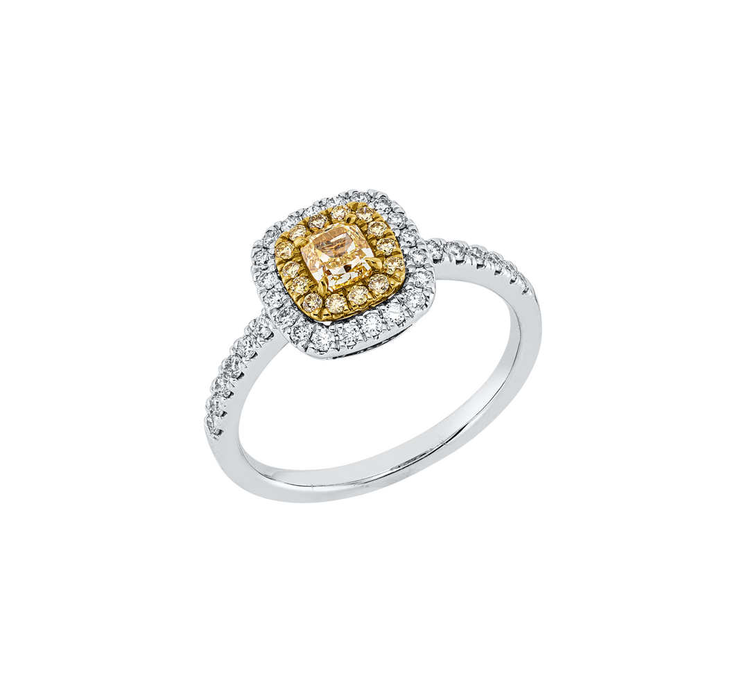 Brogle Classic Bicolor Diamond Ring