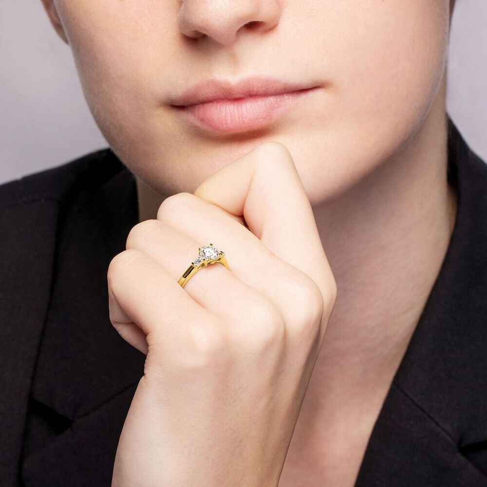 Brogle solitaire ring