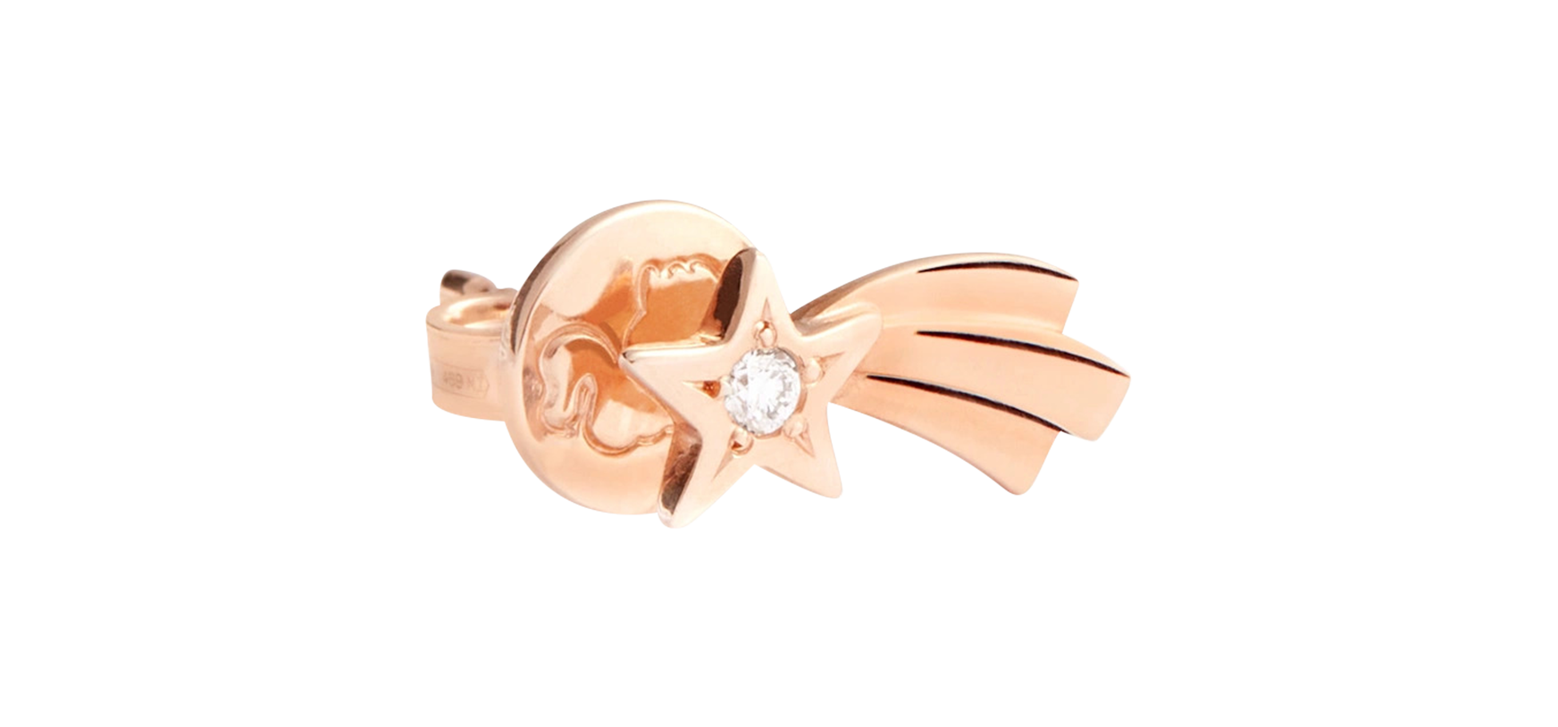 Dodo Stellina comet, left ear stud, unique piece Dodo Stellina comet, left ear stud, unique piece