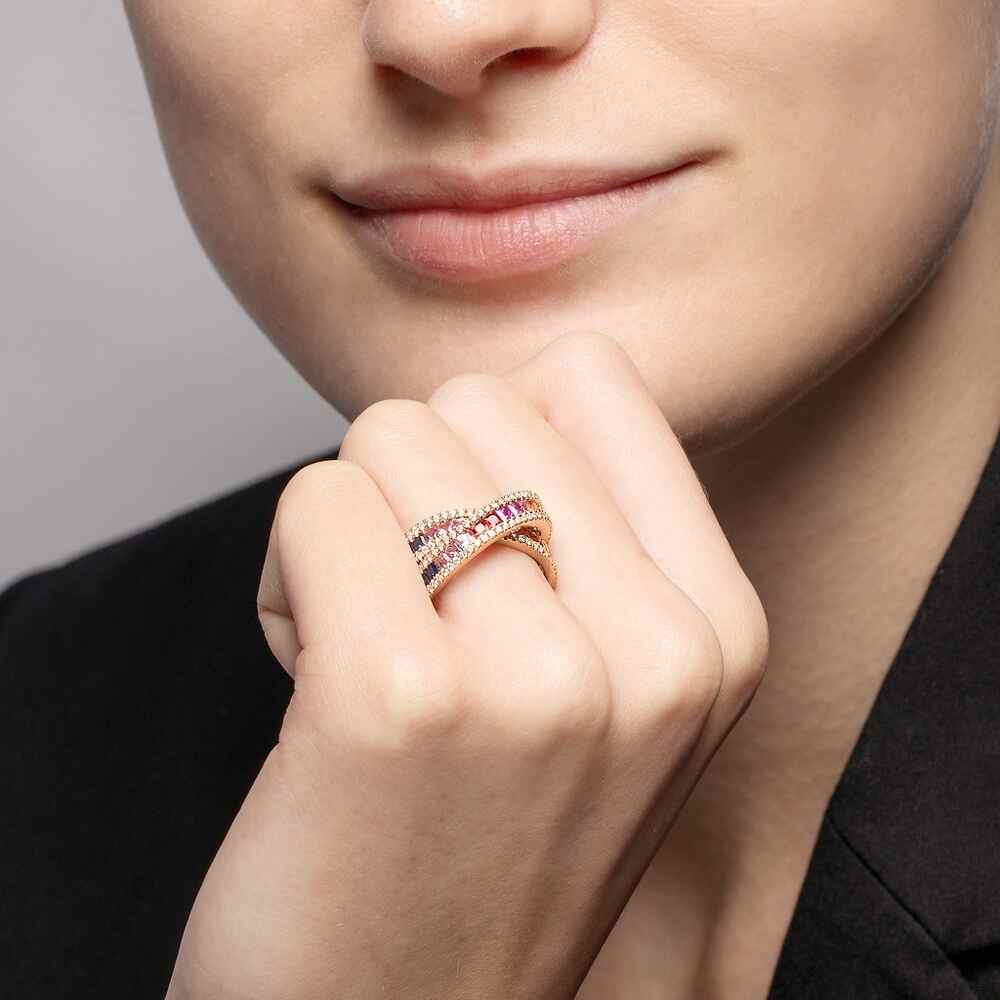 Brogle Classic Sapphire Ring Rainbow