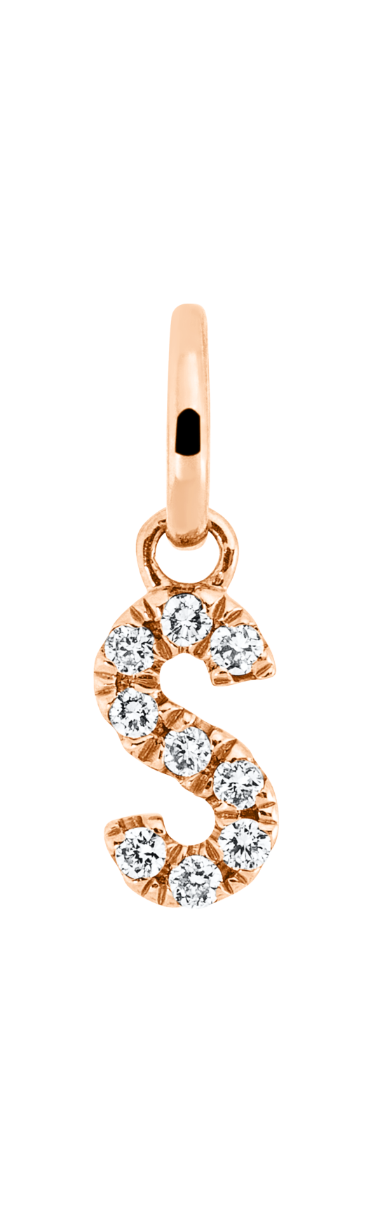 Brogle Classic Buchstabenanhänger S mit Diamanten