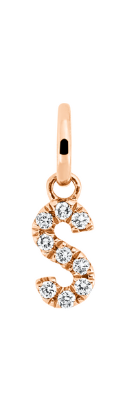 Brogle Classic Buchstabenanhänger S mit Diamanten