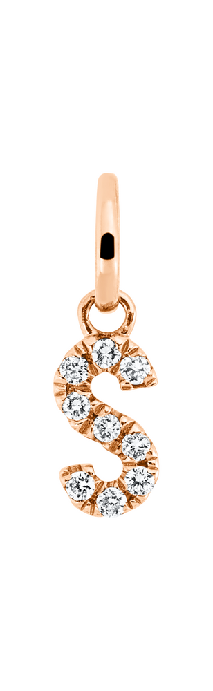 Brogle Classic Buchstabenanhänger S mit Diamanten Brogle Classic Buchstabenanhänger S mit Diamanten