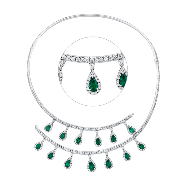 Brogle Selection emerald necklace Brogle Selection emerald necklace