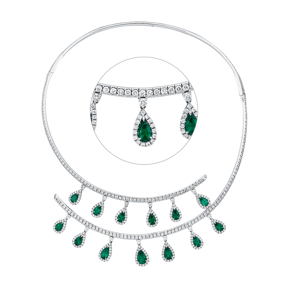 Brogle Selection emerald necklace Brogle Selection emerald necklace