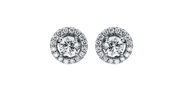 Brogle Classic diamond stud earrings