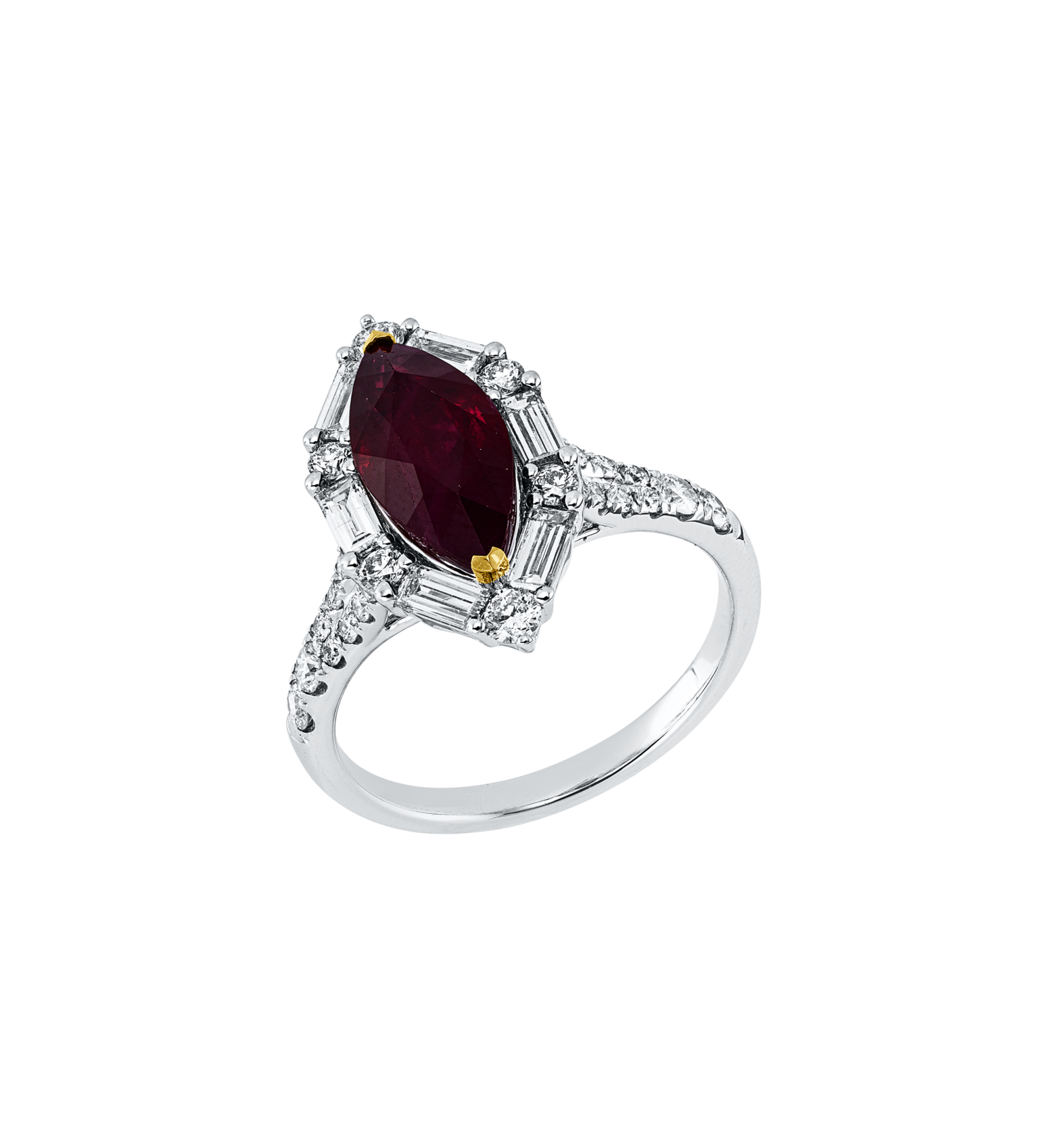 Brogle Selection Bicolor Rubinring