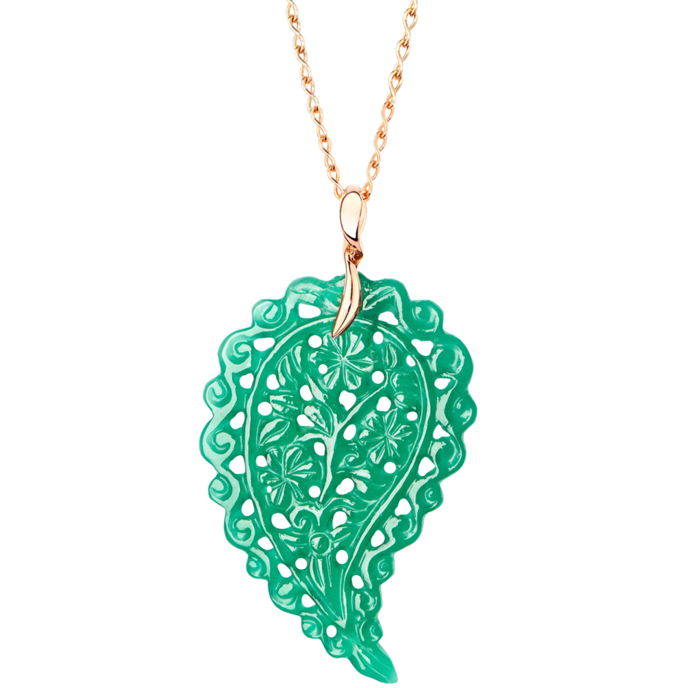 Tamara Comolli India Leaf Onyx L Pendant