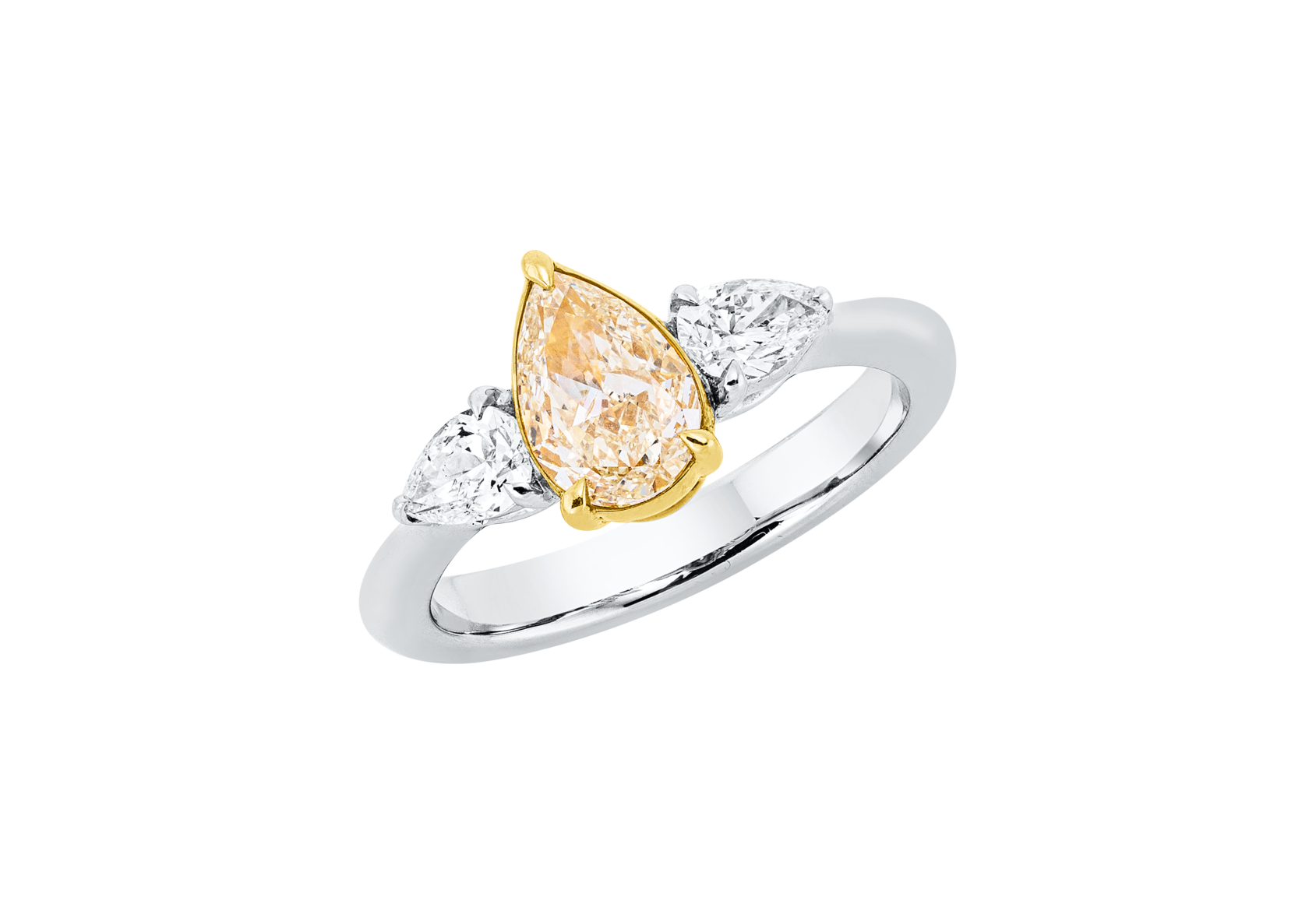 Brogle Selection Bicolor diamond ring