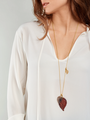 Tamara Comolli Leaf Snakewood L Pendant Tamara Comolli Leaf Snakewood L Pendant