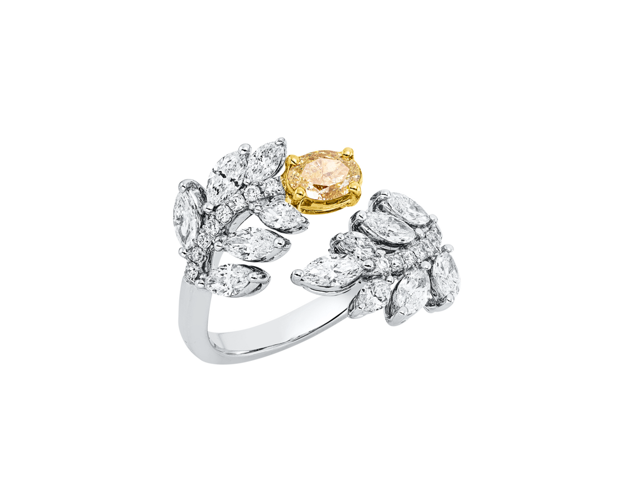 Brogle Selection Bicolor diamond ring Brogle Selection Bicolor diamond ring