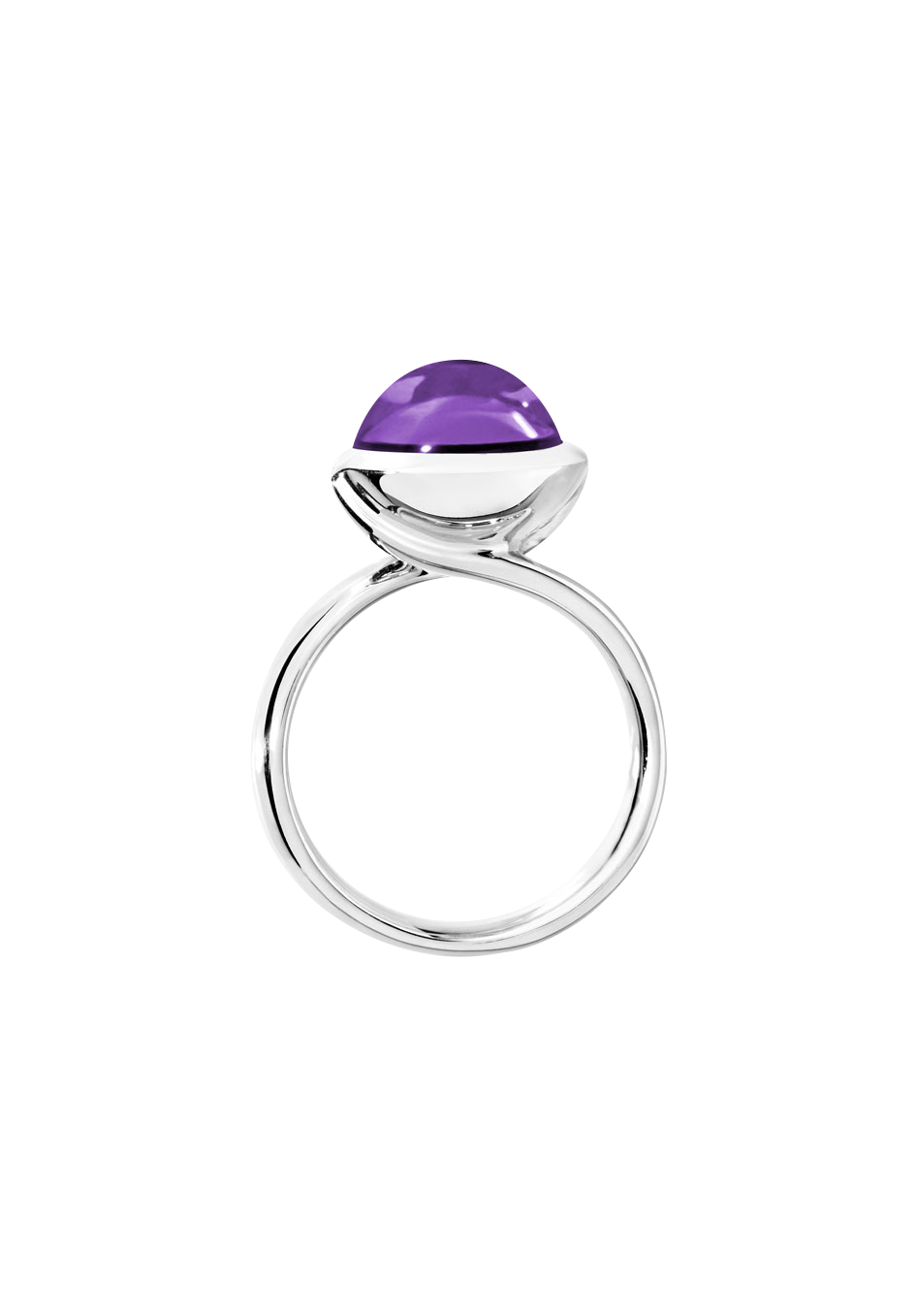 Tamara Comolli Bouton Amethyst L Ring Tamara Comolli Bouton Amethyst L Ring