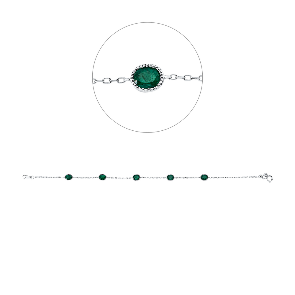Brogle Classic emerald bracelet