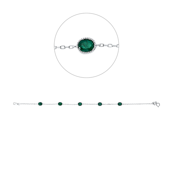 Brogle Classic emerald bracelet
