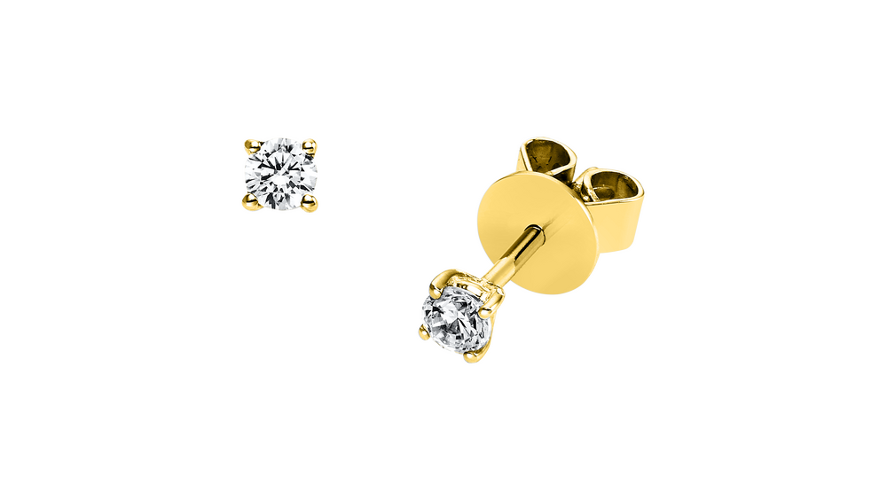 Brogle Selection Solitaire stud earrings Julia up to 0.25 carat