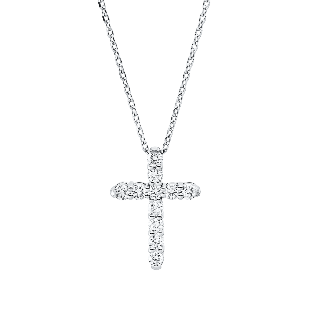 Brogle Classic necklace with diamond cross Brogle Classic necklace with diamond cross