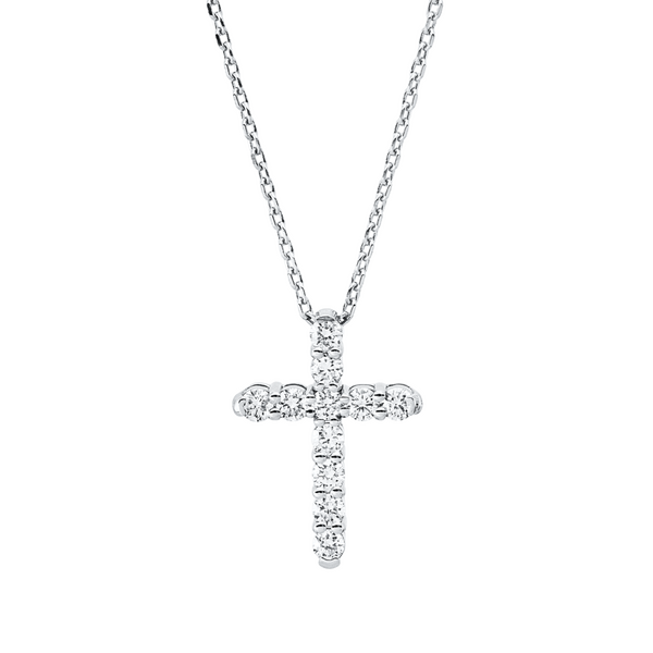 Brogle Classic Kette mit Diamantkreuz Brogle Classic Kette mit Diamantkreuz