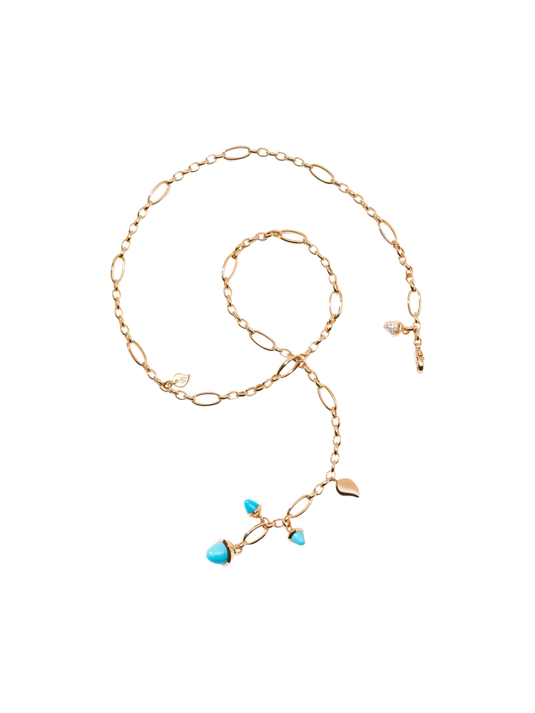 Tamara Comolli Mikado Delicate Türkis Halskette mit Anhänger Tamara Comolli Mikado Delicate Türkis Halskette mit Anhänger