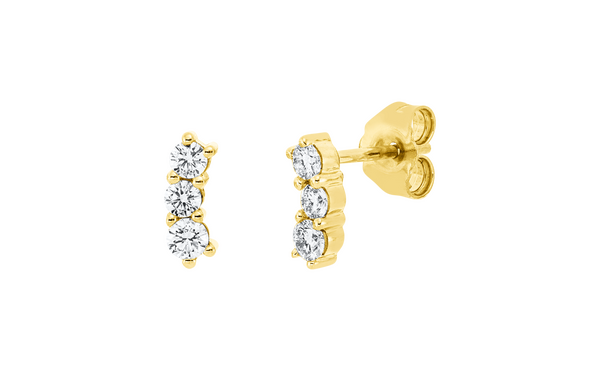 Brogle Classic diamond stud earrings Brogle Classic diamond stud earrings