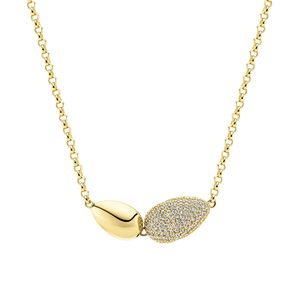 18 Karat vergoldetes Silber