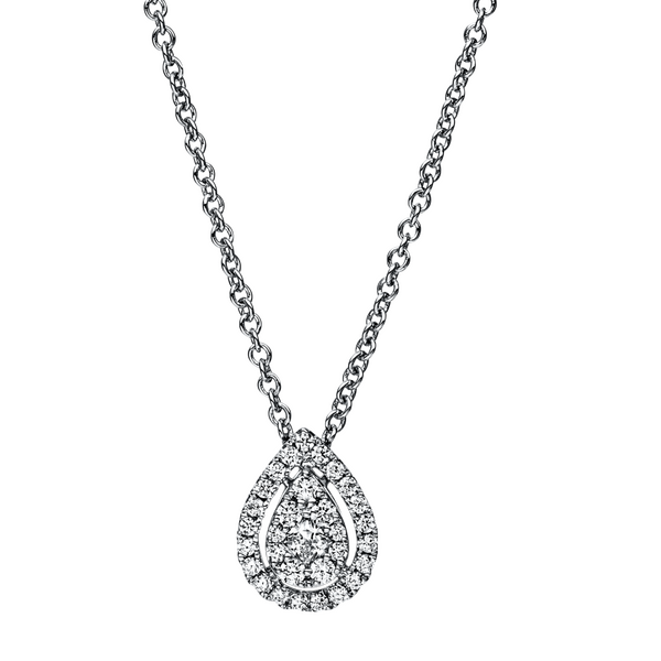 Brogle Selection Illusion Necklace with Pendant Brogle Selection Illusion Necklace with Pendant