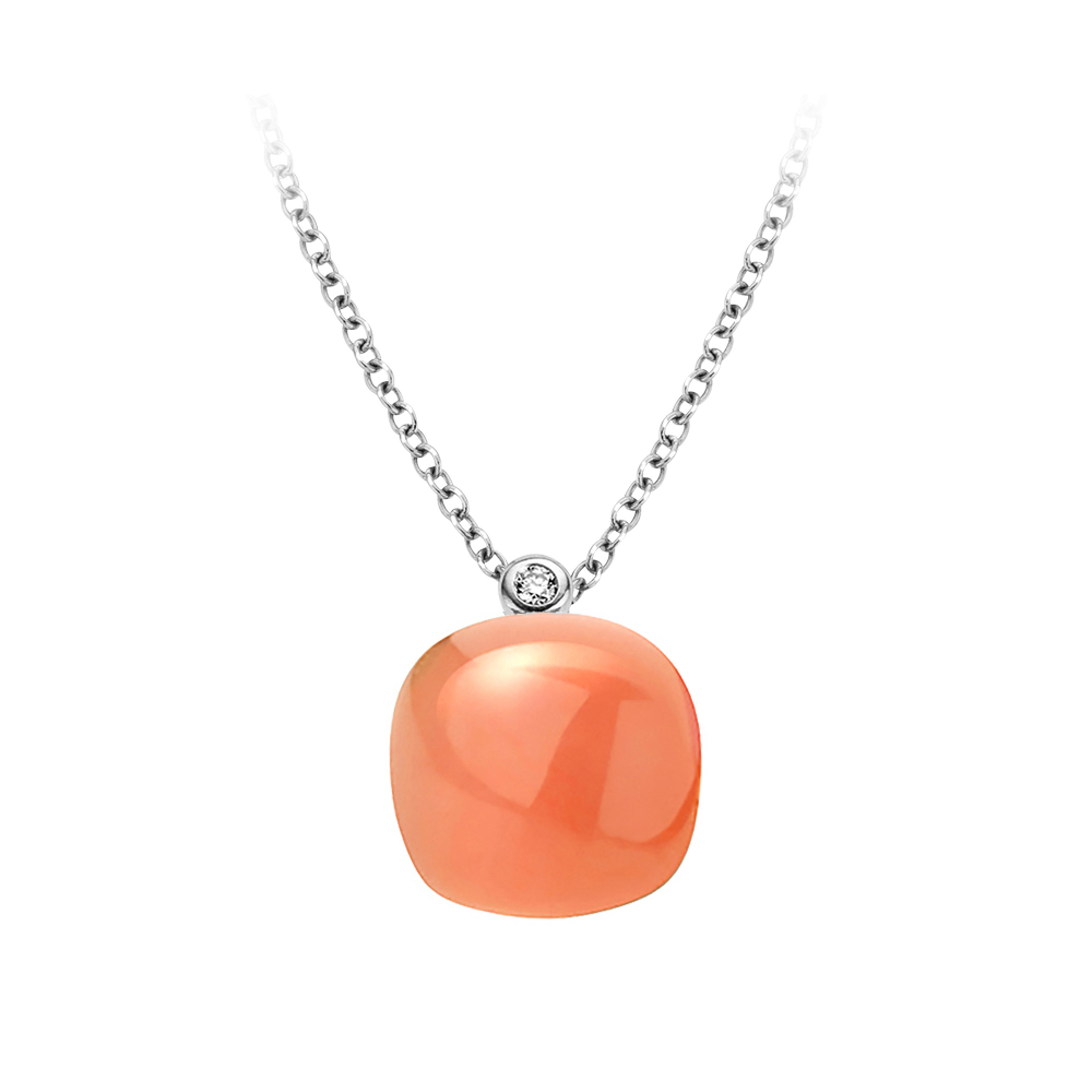 Bigli Mini Sweety Milchquarz Halskette