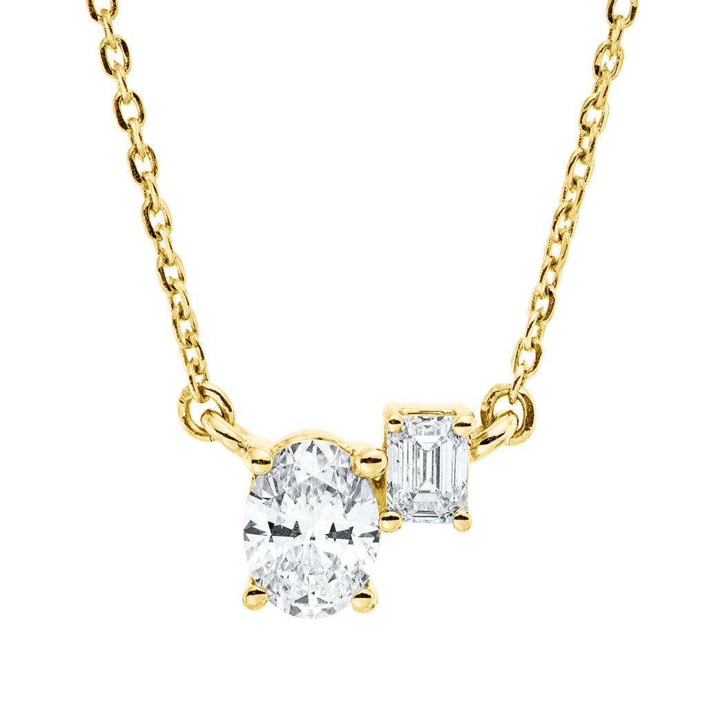 Brogle Classic necklace with diamond pendant Brogle Classic necklace with diamond pendant
