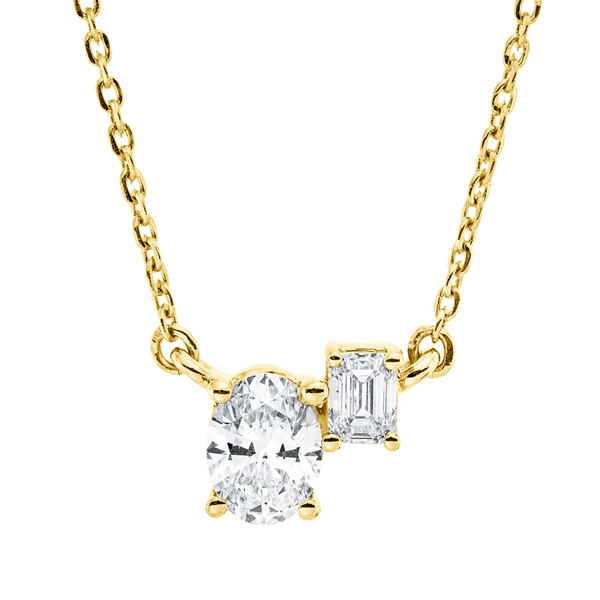 Brogle Classic necklace with diamond pendant Brogle Classic necklace with diamond pendant