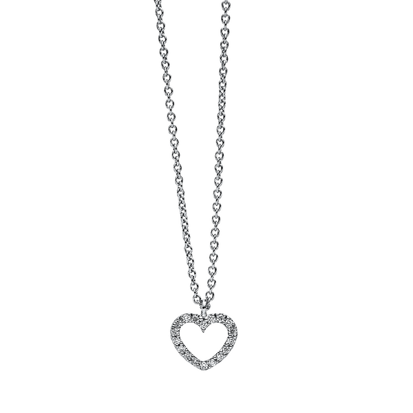 Brogle Selection Spirit heart necklace with pendant Brogle Selection Spirit heart necklace with pendant