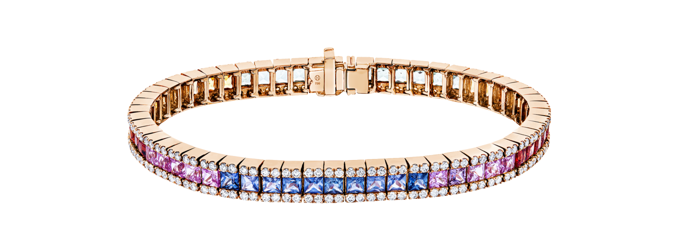 Brogle Selection Saphirarmband Rainbow Brogle Selection Saphirarmband Rainbow