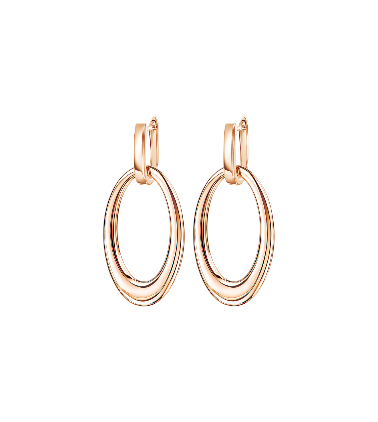 Emil Kraus Ellipse hoop earrings