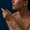 Chopard Happy Diamonds Icons Heart Joaillerie stud earrings