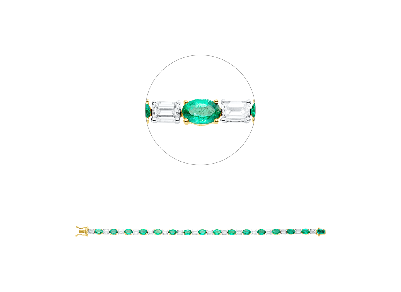 Brogle Selection Smaragdarmband Brogle Selection Smaragdarmband