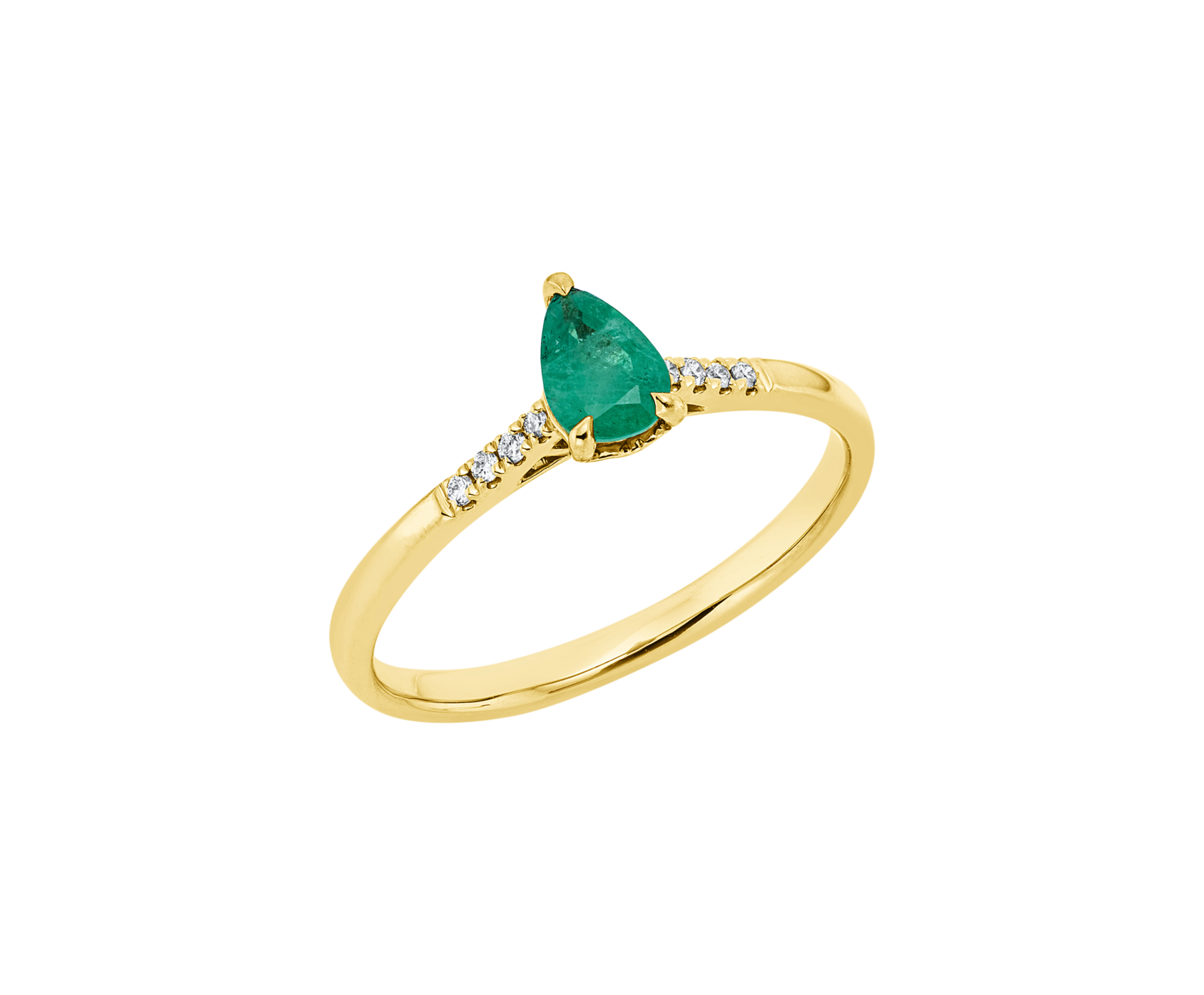 Brogle Classic emerald ring