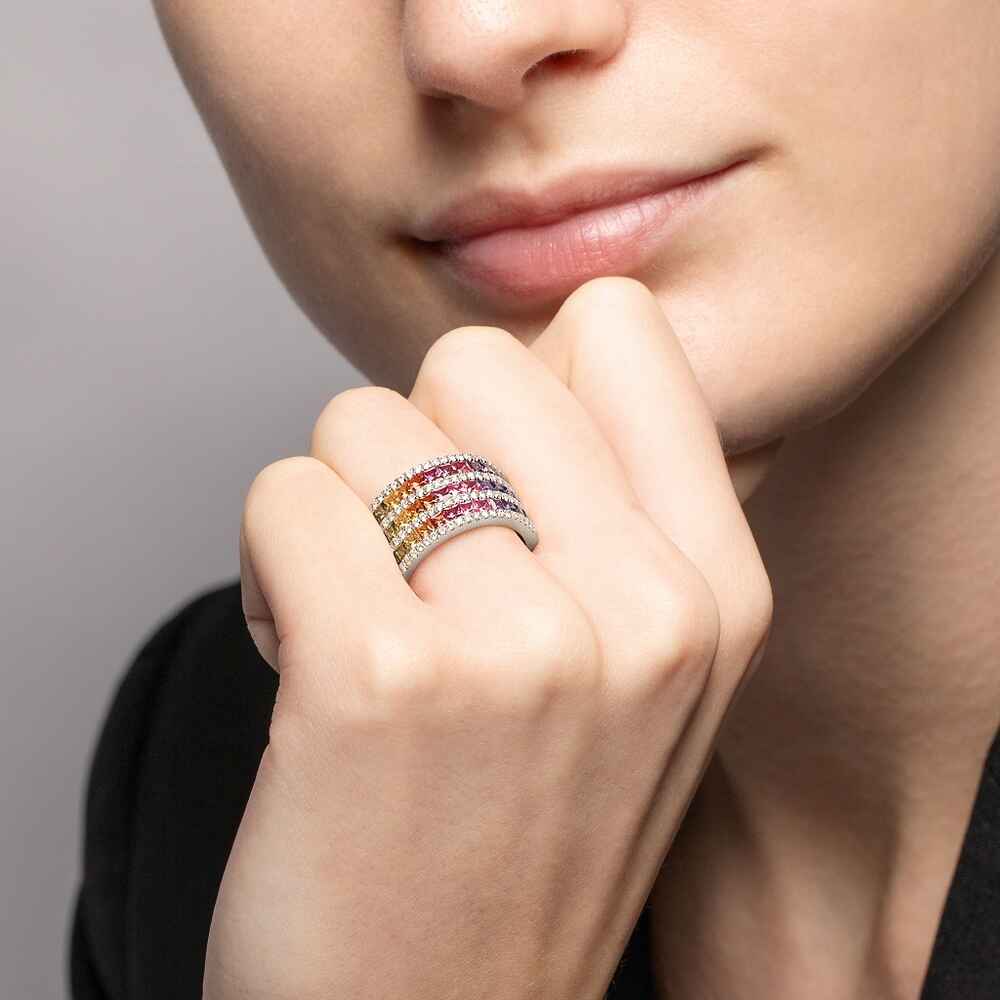 Brogle Selection sapphire ring Rainbow